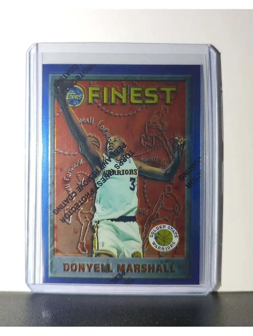 Donyell Marshall 1995-96 Topps Finest NBA #215 Card Warriors